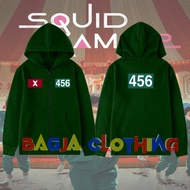 Squid game 456 children's hoodie Zipper jacket