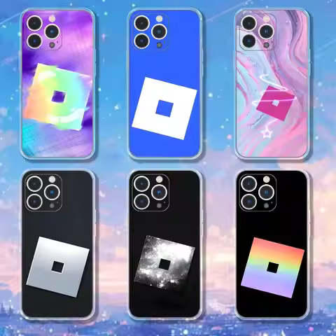 Game R-Roblox-ES Logo Phone Case For iPhone 17,16,15,14,13,12,11 Pro,Max,Plus,X,XS,XR,SE4,E Mini Tra