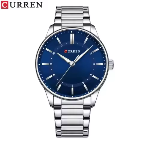CURREN 8430 Classic Fashion Men's Quartz Watch Business Minimalist Waterproof Luminous Wristwatch wi