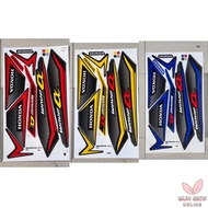 Stiker Sticker Body Stripe Cover Set (5) Honda WAVE ALPHA 110 FI