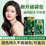 植萃染护膏 一洗黑 Color Hair Dye Shampoo (30 ml x 10 pcs) 泡泡染发剂 植物染发膏 染發膏 染发剂 Hair Color Dye Rambut