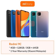 [RM5 OFF] Redmi 9C / Redmi 9A (128GB / 32GB) (1 Year Warranty) - ORIGINAL XIAOMI MALAYSIA [miStory]