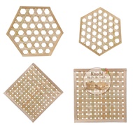 Fox Eye Bamboo Panels - Square Bamboo Plates, Luc Langs - Conical Hats, Round Bamboo Panels – Decor,