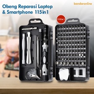 IMP.J310 Obeng Mini 115in1  Dalam 1Set Reparasi Torx 115 Set Kunci Obeng HP Set 110 115 In 1 Reparas
