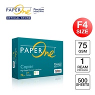 PaperOne F4 Paper 75gr Copier 1 Ream F4 HVS Paper Photocopy Paper PaperOne