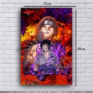 POSTER NARUTO / FOTO NARUTO SASUKE ITACHI UCHIHA KAKASHI MADARA HOKAGE 1 2 3 4 5 AKATSUKI KONOHA / P