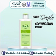 Simple Toner 200ml Kind To Skin Soothing Facial - Simple Toner [COMPANY PRODUCT]