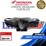 HONDA COWLING, HEADLIGHT CASE BLACK FOR BEAT 110 FI V1 || 53210-K25-630ZC