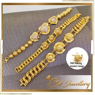 BK Emas Korea Cop 916 Gelang Tangan Topi (EBK28) (EBK26) (EBK27)