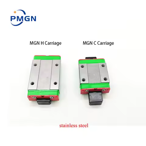 2pcs MGN7H MGN7C MGN9H MGN9C MGN12H MGN12C MGN15H MGN15C Carriage Block for MGN9 MGN12 MGN15 Linear
