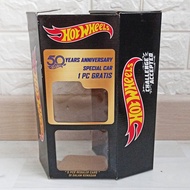 Used Empty Hot Wheels Box Without Hot Wheels 50th Edition Black
