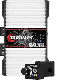 Taramps BASS 1200 1 Ohm 1 Channel Amplifier 1200 Watts RMS, Monoblock, Crossover, Bass Boost, RCA/Hi