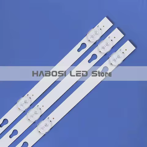 100% New 3pcs/Kit LED Strips for 43 TV HKPRO HKP43SM8NEG HKP43SM8 HKP43S08 HKP43F17 HKP43SMNEG PLE-4