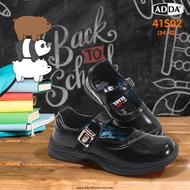 รองเท้านักเรียน ยี่ห้อ ADDA รุ่น 41s02 รองเท้าหนังสีดำ รองเท้านักเรียนเด็กผู้หญิง