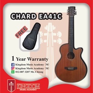 Chard EA41C Acoustic-Electric Guitar with Bag
