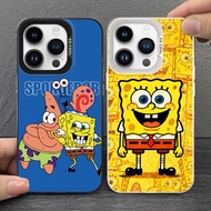 Case for iPhone 16 15 Plus Pro Max Soft A-16 spongebob