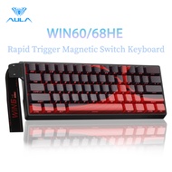 AULA WIN60/68HE Magnetic Keyboard RT Gaming Wired RGB Hot-swap 8kHz low latency Mechanical Keyboard
