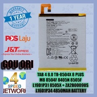 L|ENOVO Tab 4 8.0 TB-8X04F 8504X Plus 8704X M8 E10 TBX104X 8504 8405N 8505F L19D1P31 8505X BatteryTa
