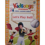 Kidsongs Sing Along Lyrics Let's Play Ball Vol.7 VCD