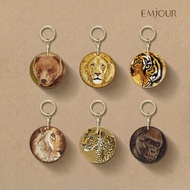 EMJOUR Double-Sided Embroidery Charm-Wild Animal Series (Lazy People Order Area)