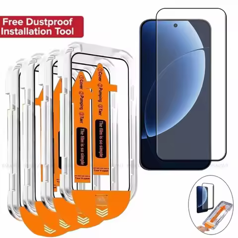 1/2/3/4PCS For OPPO Realme GT 8 Pro Glass Realme GT 8 Tempered Glass Dust Free Full Cover HD 9H Scre