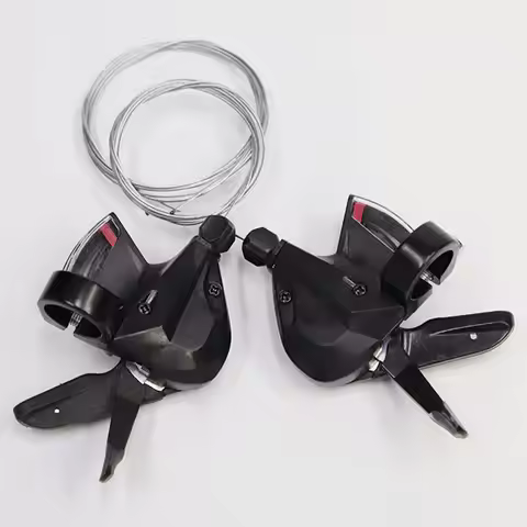 MTB Bike Gear Brake Levers Set Shifter Shift 3/8 Speed Cables for Shimano Bicycle Derailleur Finger 