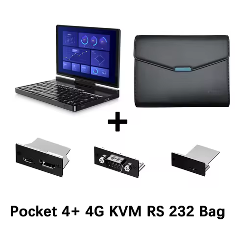 New 2025 version! GPD Pocket 4 8.8-inch AMD Ryzen AI 9 HX 370/8840U 64GB RAM 2TB NVMe Mini Laptop Co