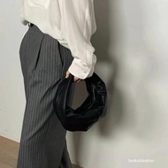 Tintin Korea Genuine Korean bucks & leather Casual Wrinkle Handbag