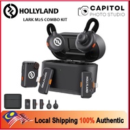 Hollyland Lark M2S Ultimate Combo (Camera RX+Lightning RX) Wireless Lavalier Microphone for iPhone/C