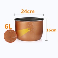 6L Electric Pressure Cooker Liner Multicooker Bowl Liter Non-Stick Pan Double Spraythickening