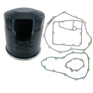 Motorcycle Engine Crankcase Covers Gasket Kit and Oil Filter for Kawasaki KLE650 Versys 650 07-23 EN
