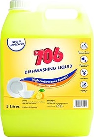 TP706 Dishwashing Liquid, Lemon, 5 liters