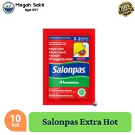 Koyo Salonpas Hot Merah 1 Sachet isi10 Lembar - Koyo Panas Nyeri Otot Hisamitsu Hisamitsu