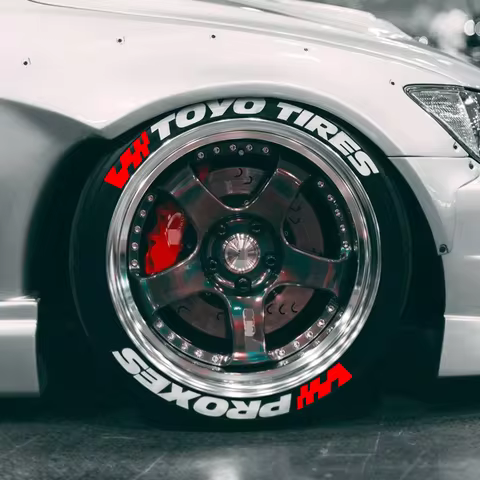 Permanent Tire Lettering Sticker TOYO Universal For Car Vehicle 14"-22" Wheels Car Tire Decoration W