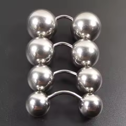 1 Piece Big Ball Short Bar Curved Barbell PA Ring Vaginal rings Series ring Nipple Rings Body Pierci