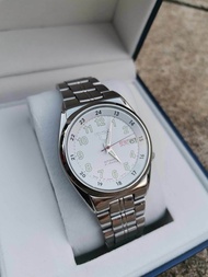 นาฬิกา Seiko 5​ Automatic​ กลไกลระบบเครื่อง 7s26 หน้าขาวหลักตัวเลข ของแท้100%