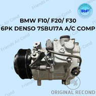 BMW F10 & F20 & F30 (W MAGNET) 6PK DENSO 7SBU17A A/C COMPRESSOR | FULLY TESTED | WARRANTY PROVIDED