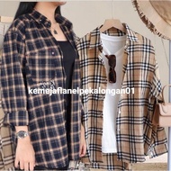 KEMEJA Orsa Block Color Patten Shirt/Latest Women's Shirt/Korean Pattern Shirt Women's Shirt Flannel