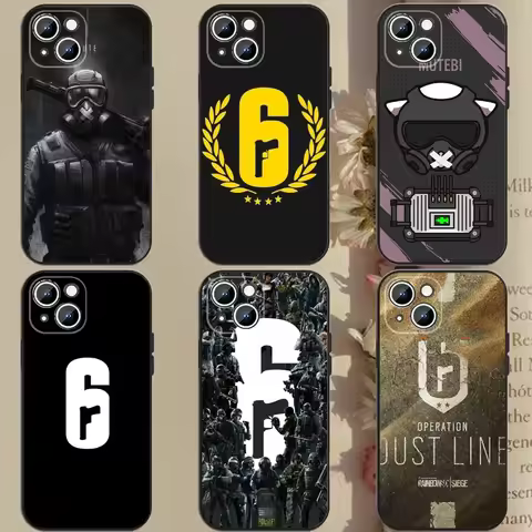Game Rainbow S-Six S-Siege Phone Case For Apple iPhone 15,14,13,12,11,XS,XR,X,8,7,Pro,Max,Plus,mini 