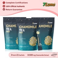 【3 Pek】7Lume Chamomile Tea, Halal Sleep Support Supplement, Stress Relief, Calm Mood Health Suppleme