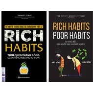 Book - Combo Rich habits, poor habits: The difference of rich and poor people + Rich Habits – Succes