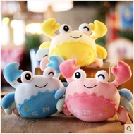Mini Plush Toy with Crab Doll Man Soft Cute Hairy Crab Ragdoll Claw Male Ocean Hall Small Crab