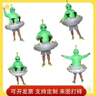 Halloween UFO Alien Inflatable Costume Party Funny Mannequin Outfit Cosplay Alien Inflatable Costume