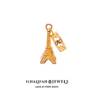 Khalifah Jewels 916 Gold Charms Eiffel Tower