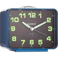 [𝐏𝐎𝐖𝐄𝐑𝐌𝐀𝐓𝐈𝐂]Casio TQ-218-2D TQ-218 Table Top Travel Alarm Clock Blue