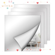 WINTE 1pc Acrylic Mirror Sheet, Shatterproof 1.6mm Thick Non Glass Mirror Stickers,  DIY Craft Simpl