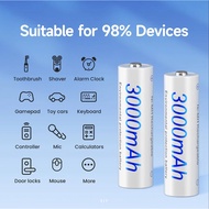 PALO 1.2V 3000mWh Rechargeable Battery 1.2V AA 2A NiMH Battery