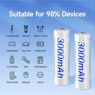 PALO 1.2V AA Rechargeable Battery 3000mWh AA 2A NiMH Battery