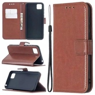 Leather case samsung a03 wallet samsung a03 free strap casing samsung a03