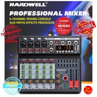 Mixer AUdio HARDWELL Reverb 6 Original Reverb6 Bluetooth USB Soundcard Official PT Guarantee